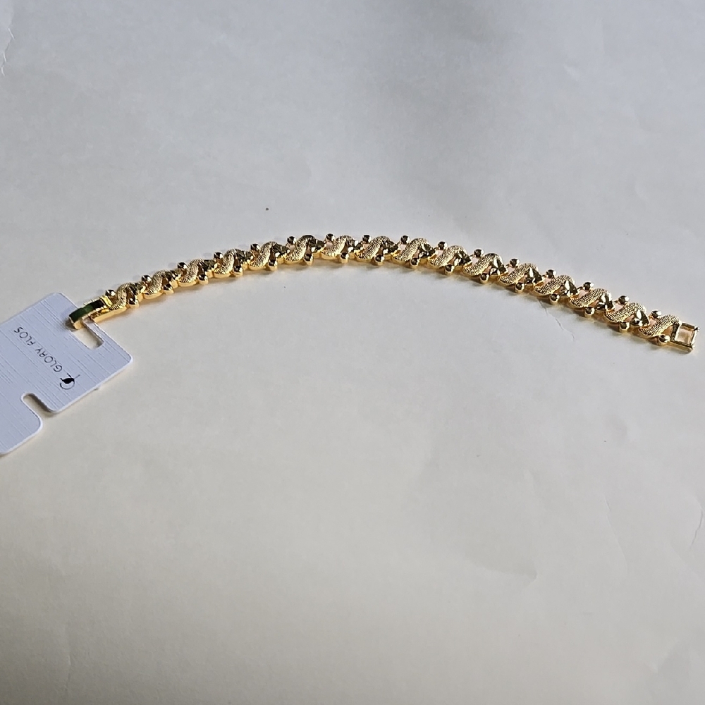 Elegant Gold Bracelet by Glory Flos #1418294